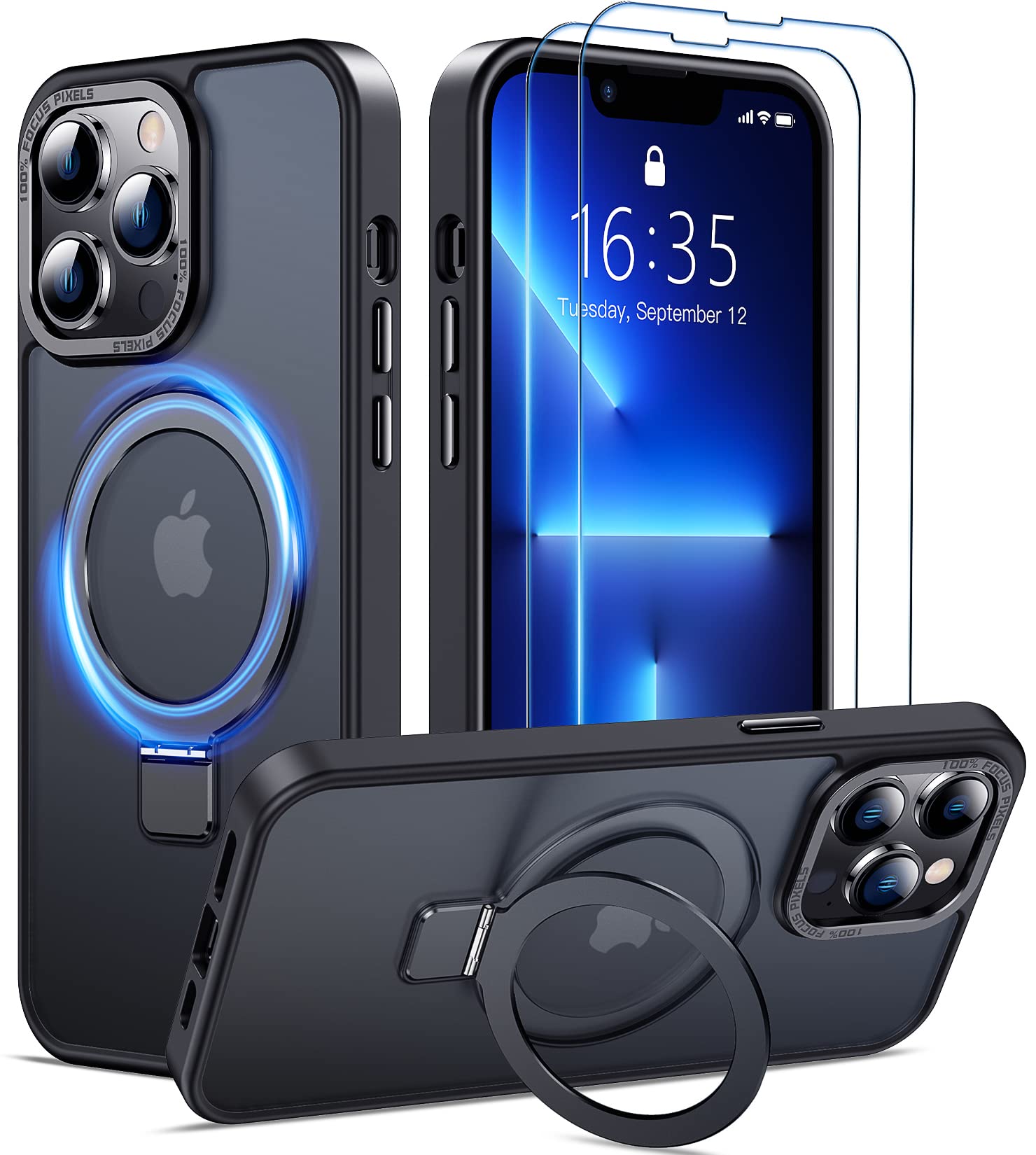 Amazon.com: Temdan Magnetic Stand for iPhone 13 Pro Max Case